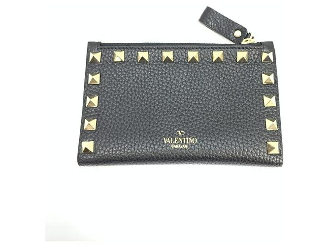 Valentino Garavani Studded Wallet in Black 