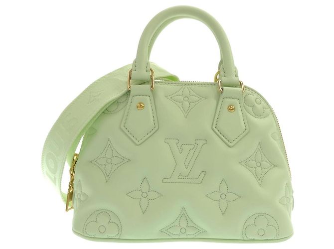 Louis Vuitton Bubblegram Alma Soft BB Handtasche Hellgrün
