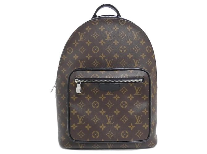 Louis Vuitton Monogram Macassar Josh Backpack Brown
