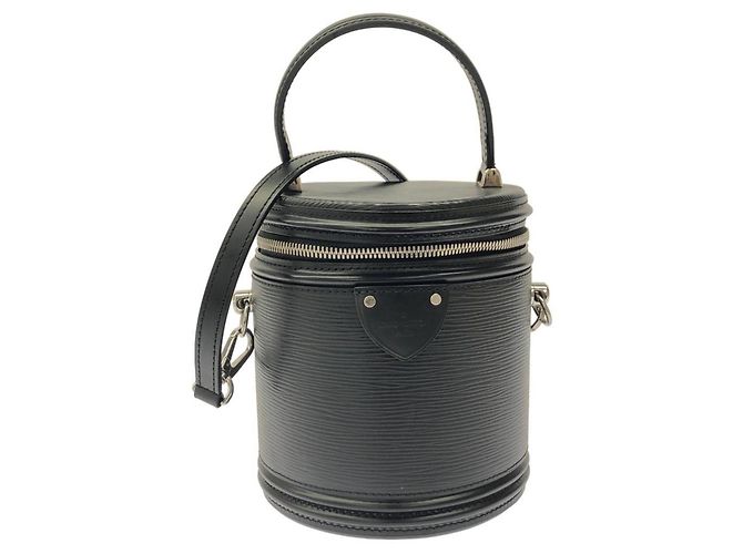 Borsa a mano Epi Cannes Louis Vuitton Nero