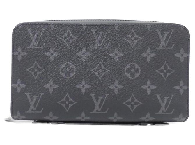 Louis Vuitton Monogram Eclipse Zippy XL Wallet Black
