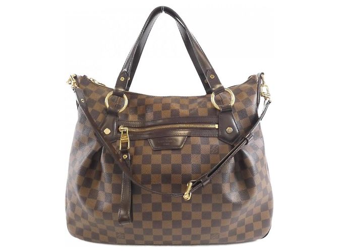 Evora Louis Vuitton Damier Évora MM Handtasche Braun