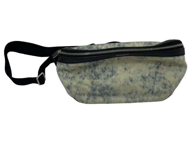 Sac à corps Yves Saint Laurent Blanc Bleu 