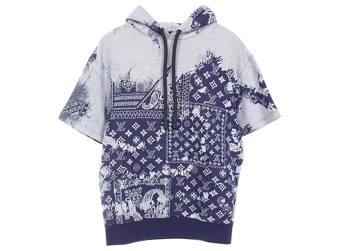 Sudadera de algodón Monogram Louis Vuitton Azul