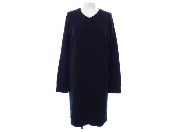 Hermès Hermes 100 Cashmere Kleid 34 Schwarz