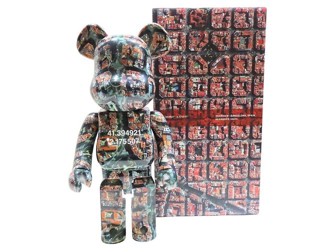Autre Marque BE@RBRICK Plastic OVER VIEW Figure 1000% Multiple colors