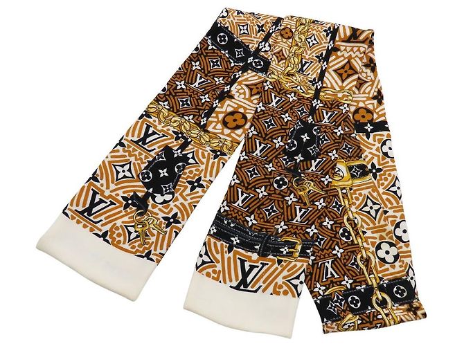 Twist Bufanda de seda Bandeau Confidential de Louis Vuitton Multicolor