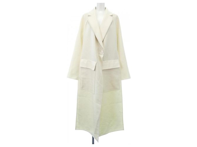 Hermès Cappotto in cashmere Hermes Bianco