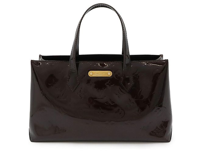 Bolso Louis Vuitton Wilshire PM Monogram Vernis Púrpura