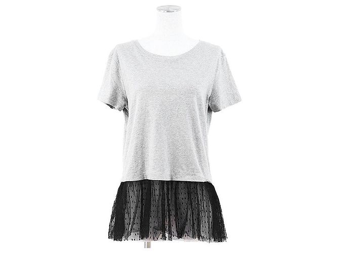 Autre Marque T-shirt in cotone Red Valentino Marrone Nero