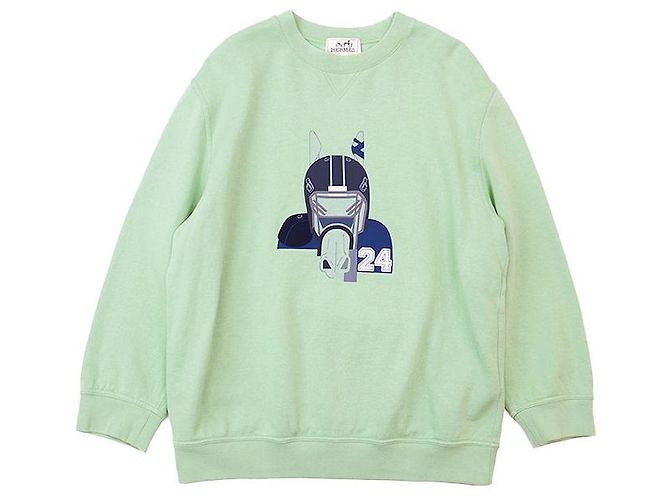 Suéter de algodão Hermès Verde 