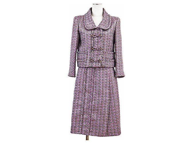 Timeless Chanel Tweed-Set Mehrfarben