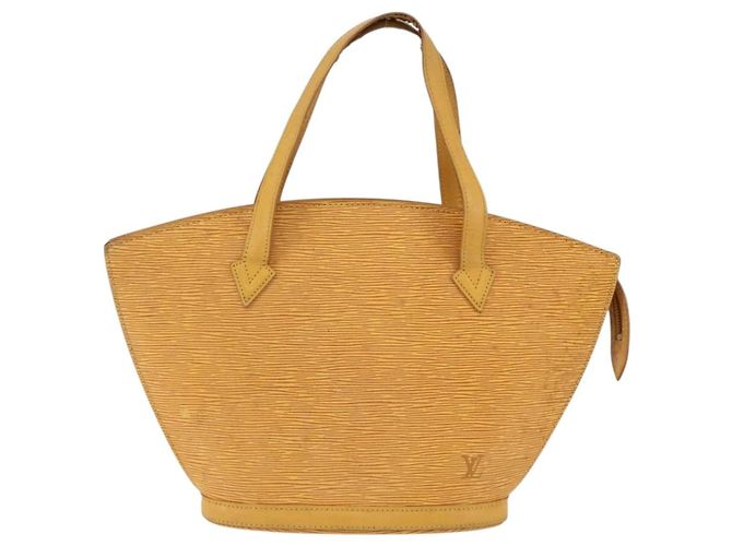 Louis Vuitton Saint Jacques Handbag Epi Leather GM Yellow