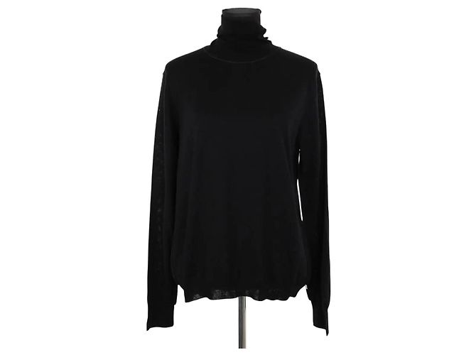 Maison Martin Margiela Schwarzer Wollpullover 