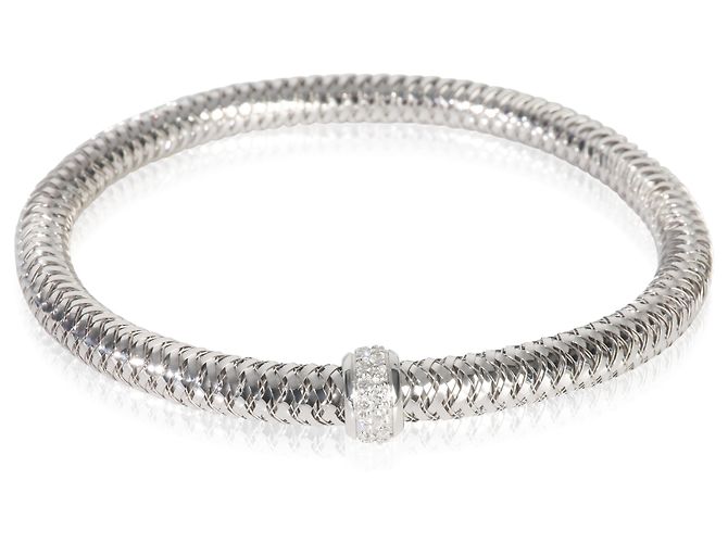 Roberto Coin Weißgold Diamant Primavera Flex-Armband