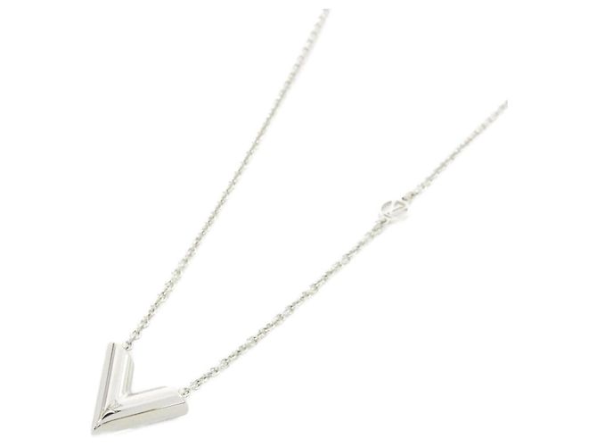 Collar Esencial V Louis Vuitton Plata