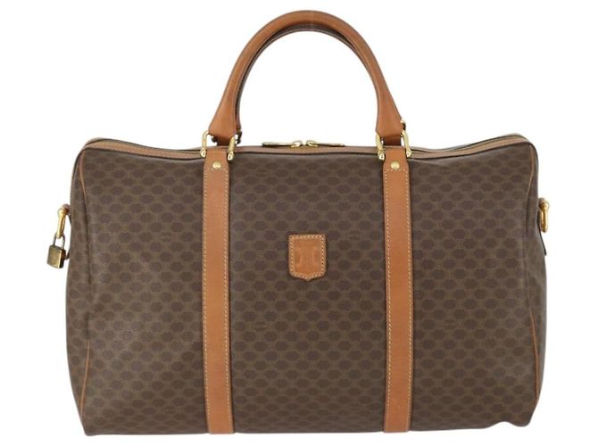 Céline Celine boston Macadam Canvas Medium Marrone