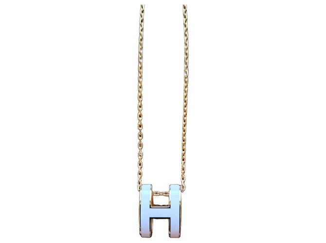Hermès Pop H Rosa Placcato in oro