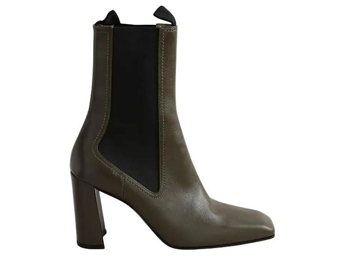 Nina Ricci Khaki leather boots