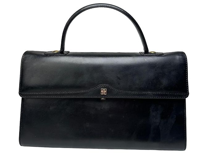 Vintage Givenchy Leather Handbag Black