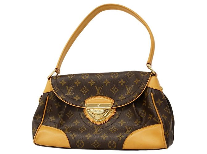 Borsa a Spalla Beverly MM Monogramma Louis Vuitton Marrone