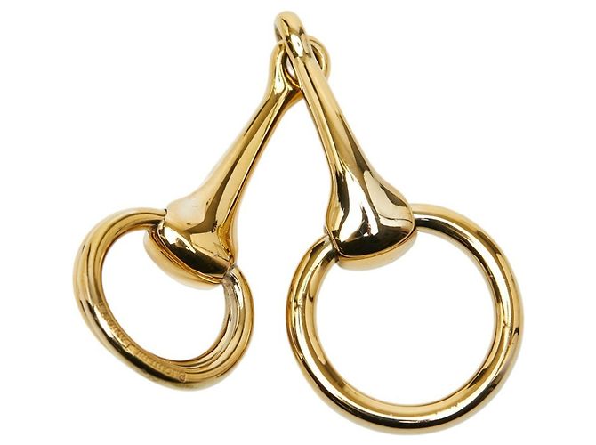 Ring Anello per sciarpa Hermès Mall D'oro Metallo