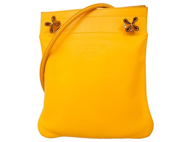 Bolso Aline Swift Amarillo Dorado Hermès