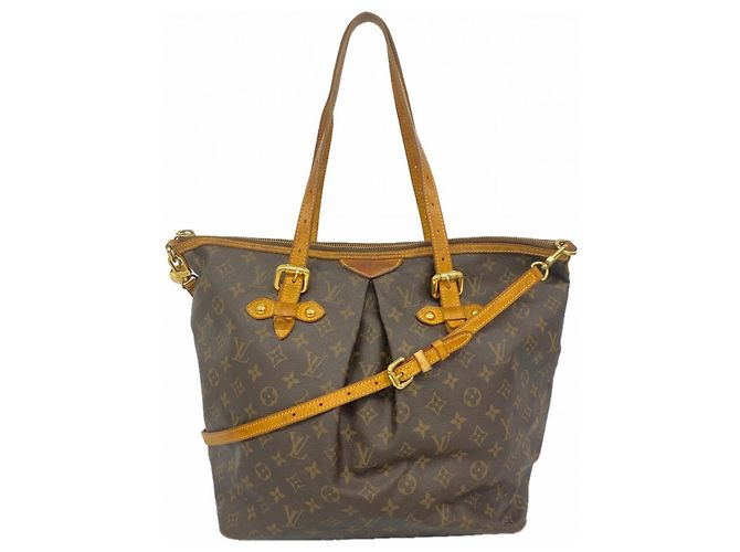 Borsa Louis Vuitton Monogram Palermo GM Marrone
