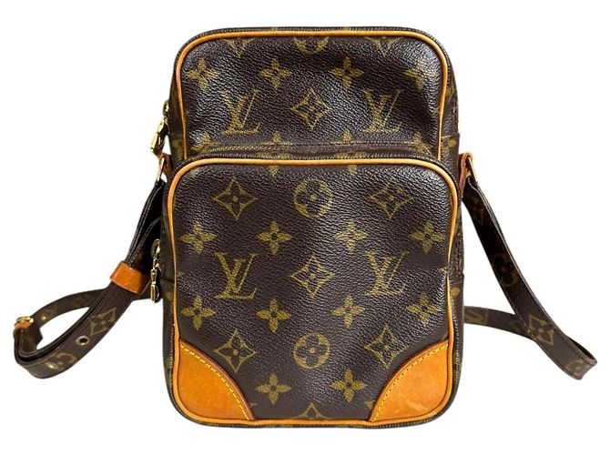 Sac à épaule Monogram Amazon Louis Vuitton Marron