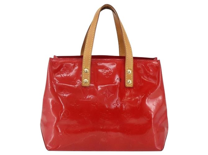 Louis Vuitton Reade Handtasche Monogram Vernis PM Rot