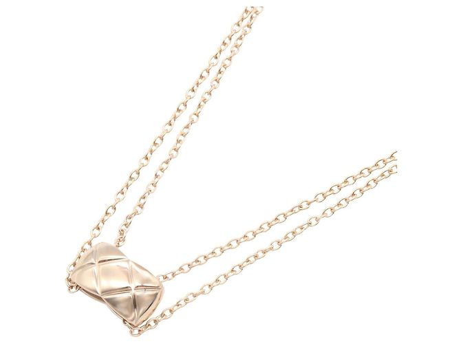 Colar Chanel Coco Crush em ouro rosa 18K Dourado