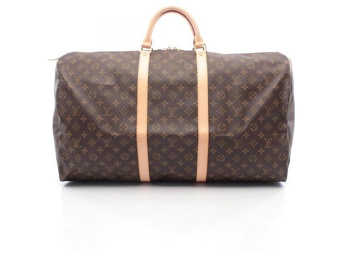 Bolso Boston Keepall 60 Louis Vuitton Castaño