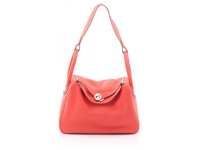 Bolsa de Ombro Hermès Lindy 30 Rosa