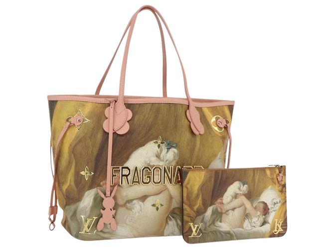 LOUIS VUITTON Masters Collection FRAGONARD Neverfull MM M43319 Auth 163469SAM Rose