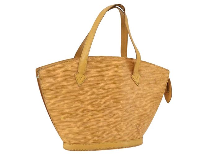 LOUIS VUITTON Sac à main Epi Saint Jacques Jaune M52279 LV Auth 172034