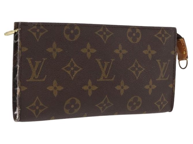 LOUIS VUITTON Monogram Bucket GM Accessory Pouch LV Auth 171581