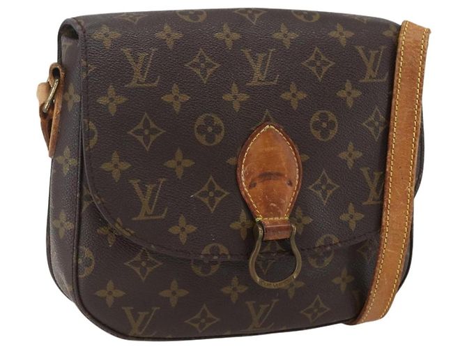 LOUIS VUITTON Bolsa de Ombro Monogram Saint Cloud GM M51242 LV Auth 171997 Monograma