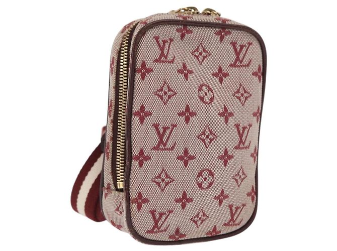 LOUIS VUITTON Monogram Mini Usu Digitale Tasche Rot M60001 LV Auth 170804