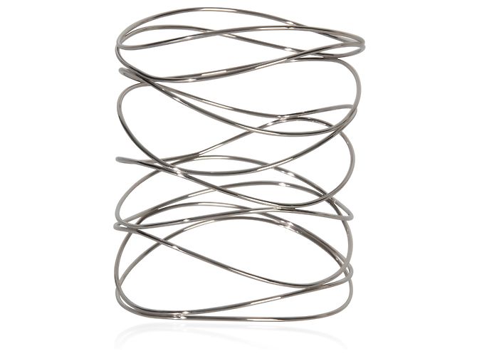Pulseira Wave de 9 fileiras Elsa Peretti em ouro branco Tiffany & Co.