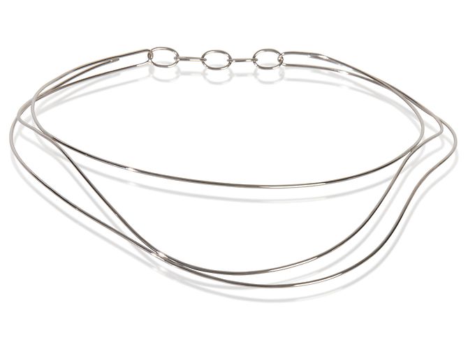 Collar Wave de oro blanco Elsa Peretti de Tiffany & Co.