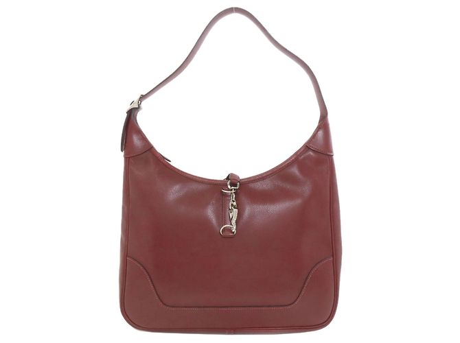 Borsa a Spalla Hermès Trim 31 Rouge H Rosso