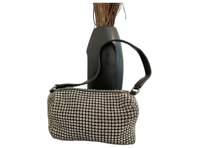 Alexander Wang Handbag Silvery Cloth