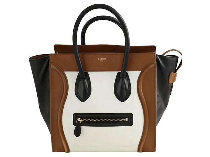 Luggage Céline Multicolored Leather Tote Bag Multiple colors