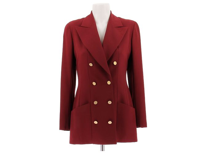 Chanel Wollblazer in Rot