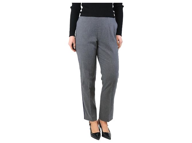 Autre Marque Grau Wollhose - Größe UK 12