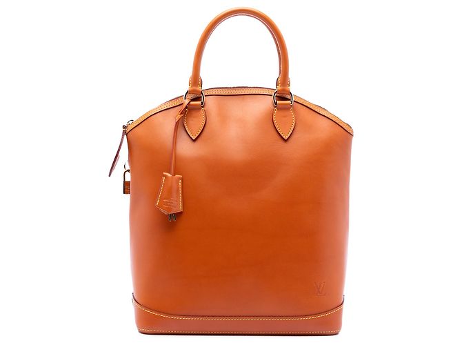 Louis Vuitton Marrom Nomade Lockit Vertical Caramelo