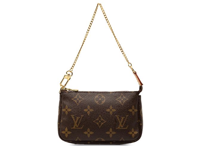 Mini Pochette Accessoires Monogramma Marrone Louis Vuitton