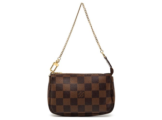 Louis Vuitton Brown Damier Ebene Mini Pochette Accessoires