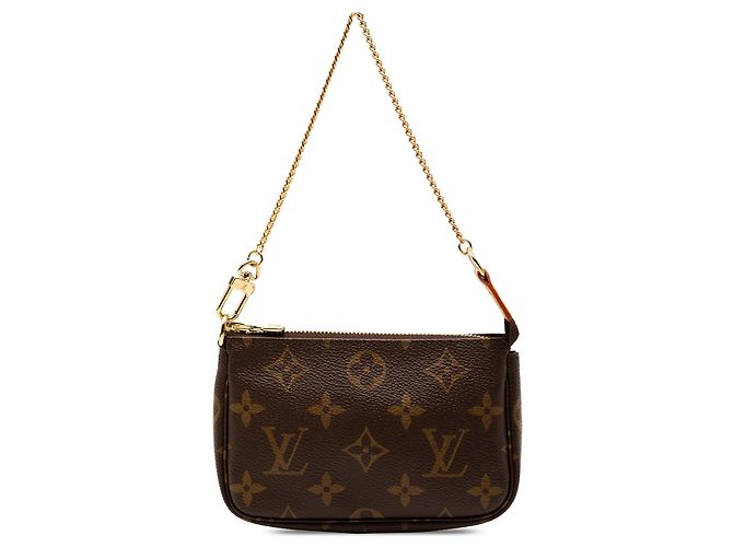 Mini Pochette Accessoires Monogramma Marrone Louis Vuitton