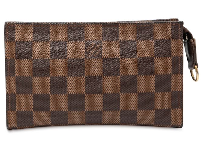 Bucket Pochette a secchiello Marais Damier Ebene Louis Vuitton Marrone
